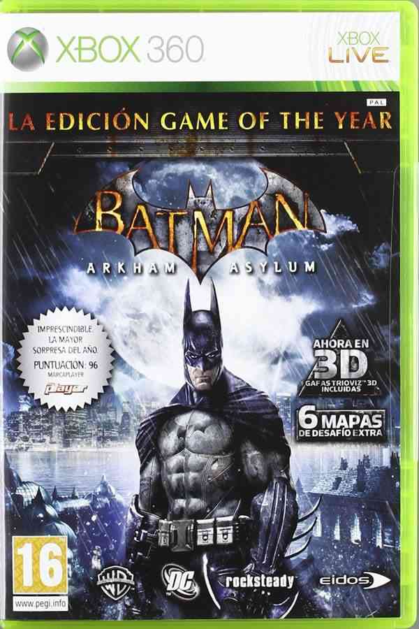 Batman Arkham Asylum Goty Edition X360